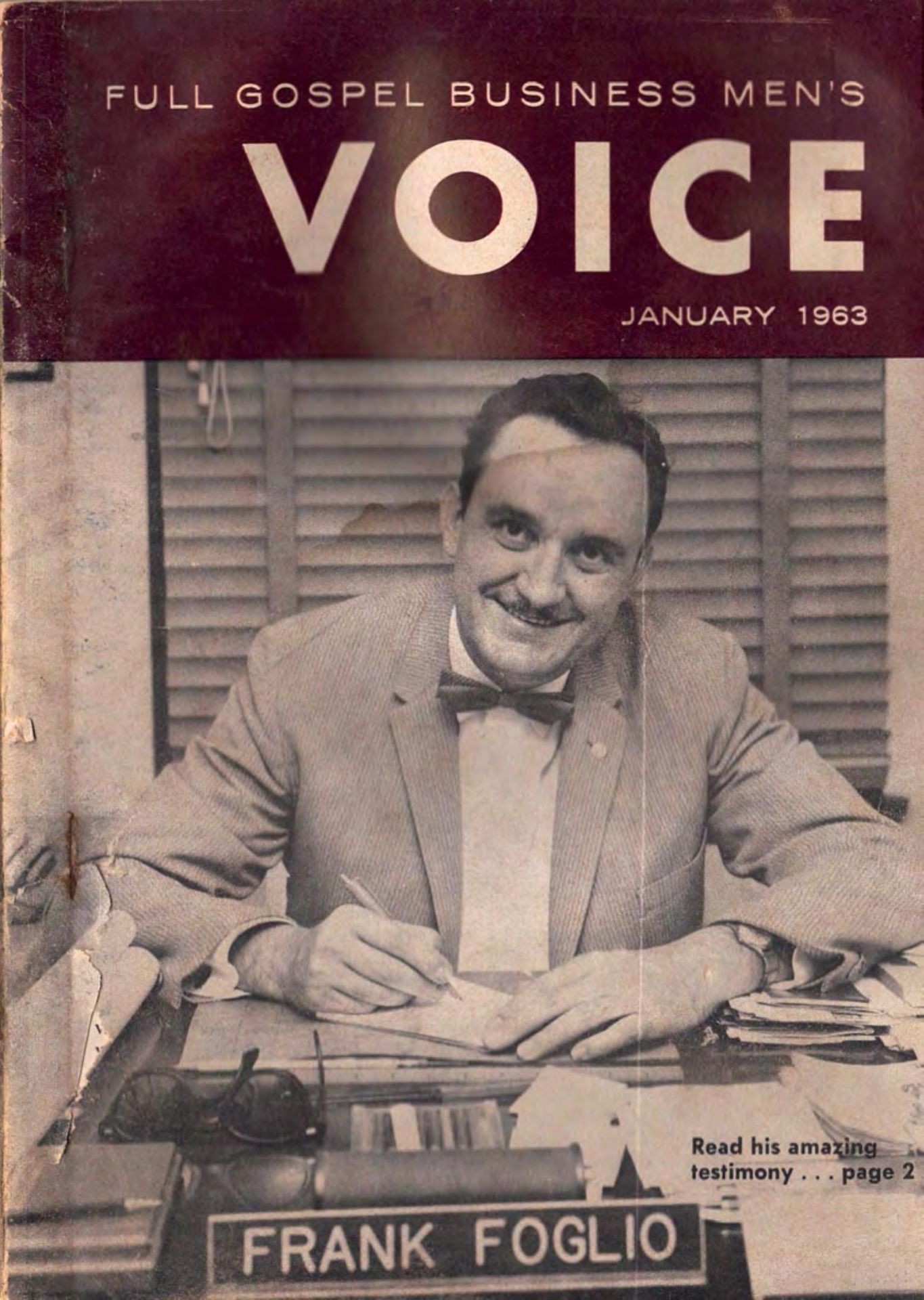 1961 January VOICE Magazine