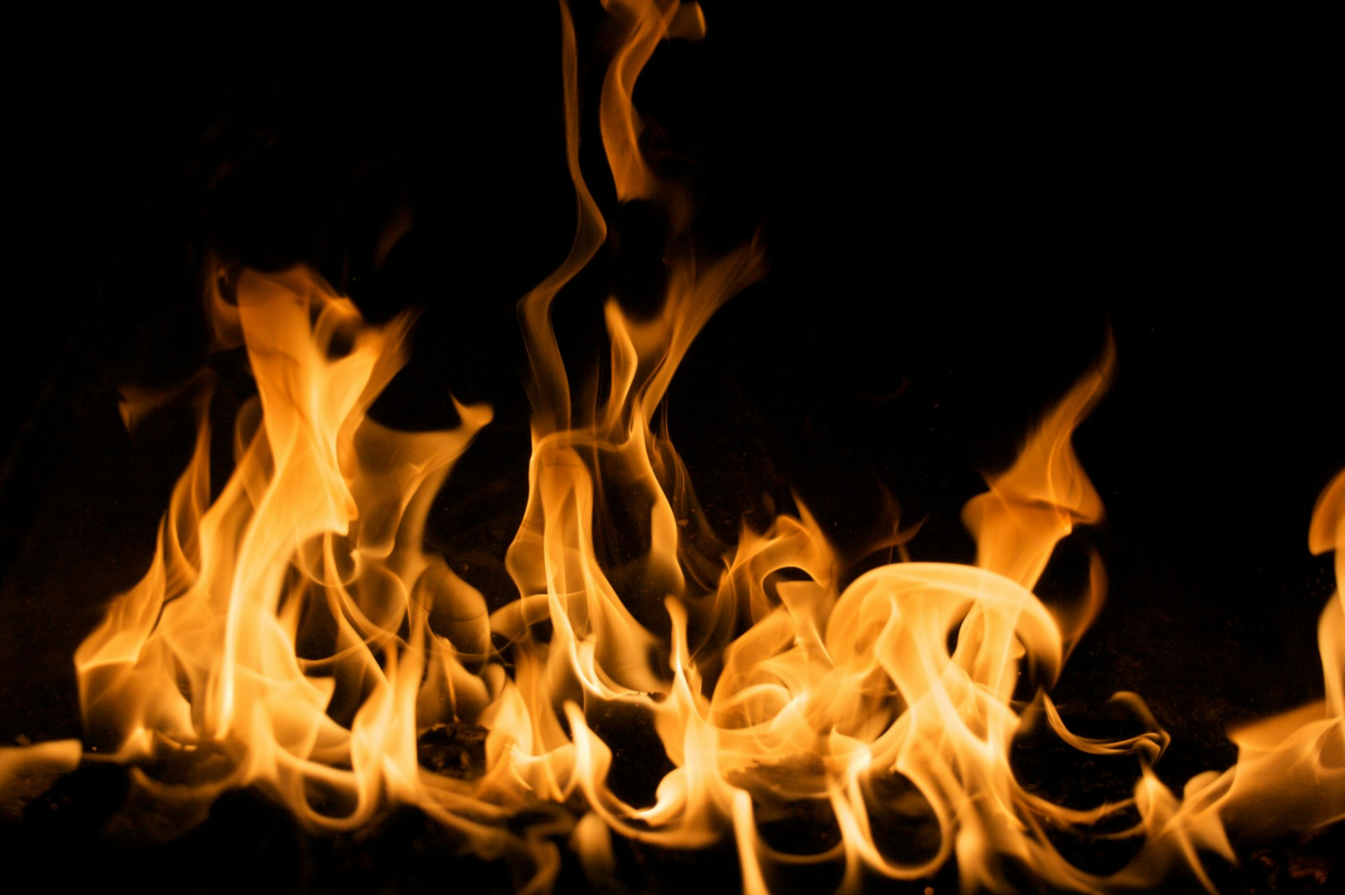 papier peint numérique de feu jaune